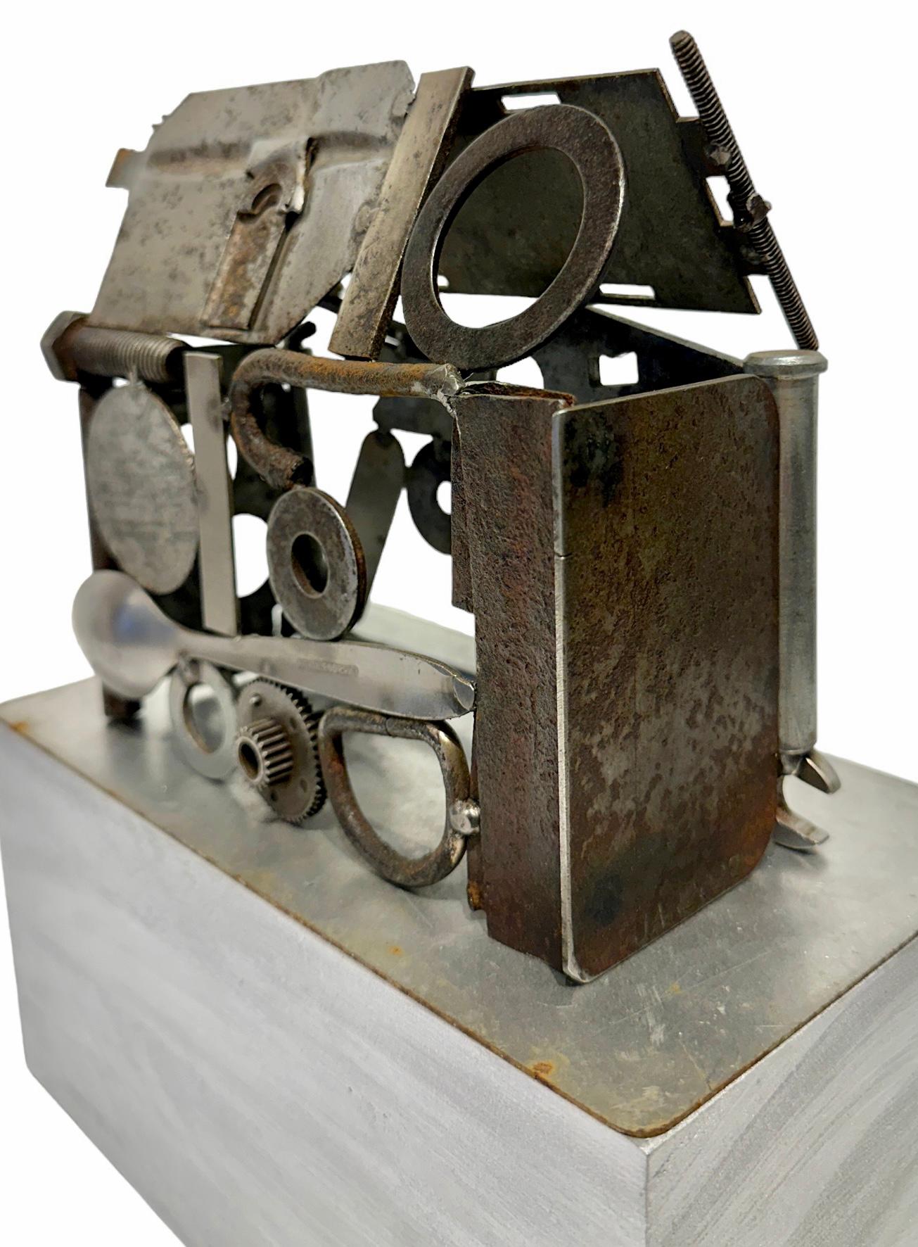 American Jim Rose - Construct No. 03, Salvaged Steel and Aluminum Industrial Objects For Sale