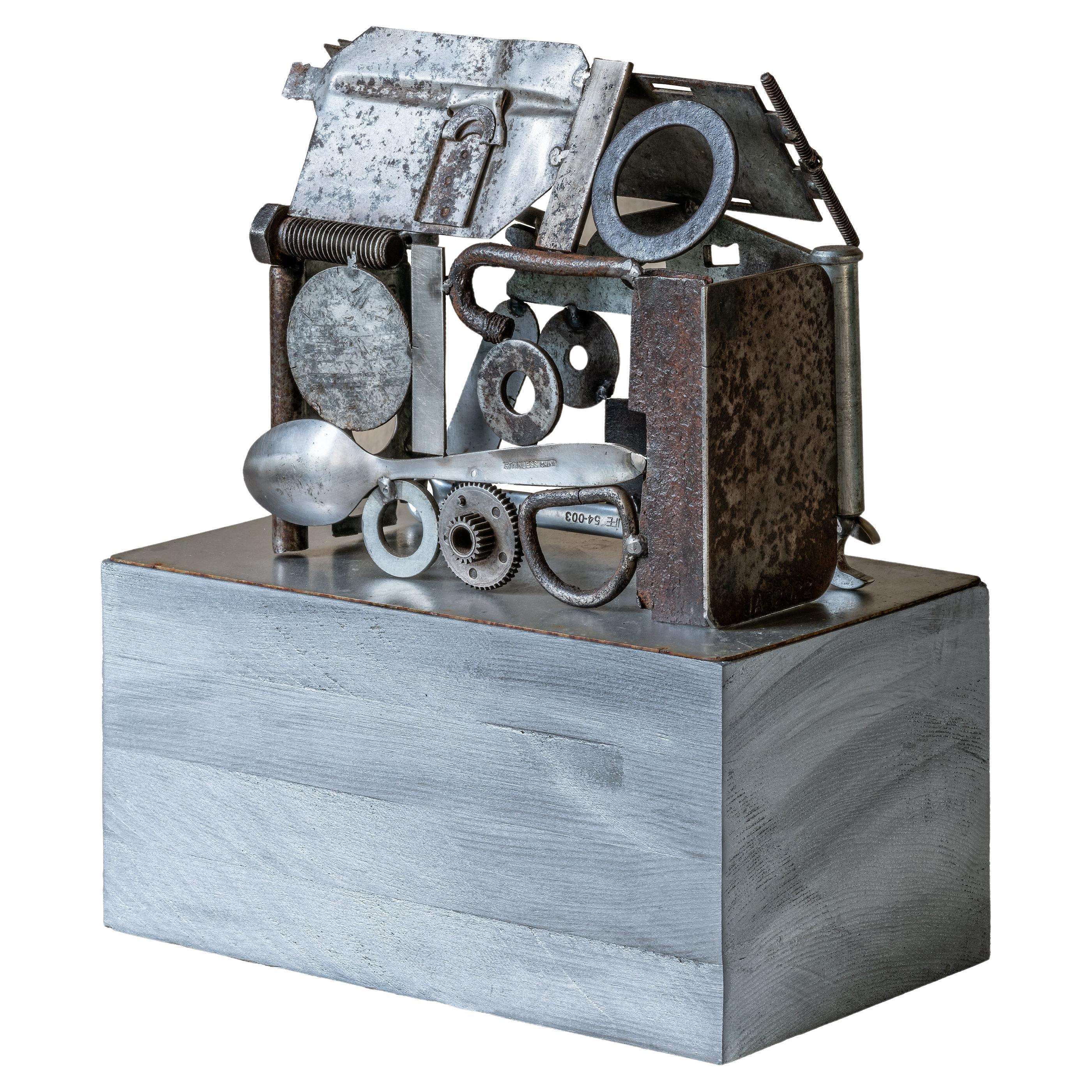Jim Rose - Construct No. 03, Salvaged Steel and Aluminum Industrial Objects For Sale