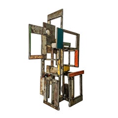 Object 1978, Steel Structure, Welded Sculptural Object Made w/ Salvaged Steel