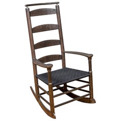 Jim Rose Legacy Collection - Shaker Inspired Steel Rocker with Cotton Web Seat