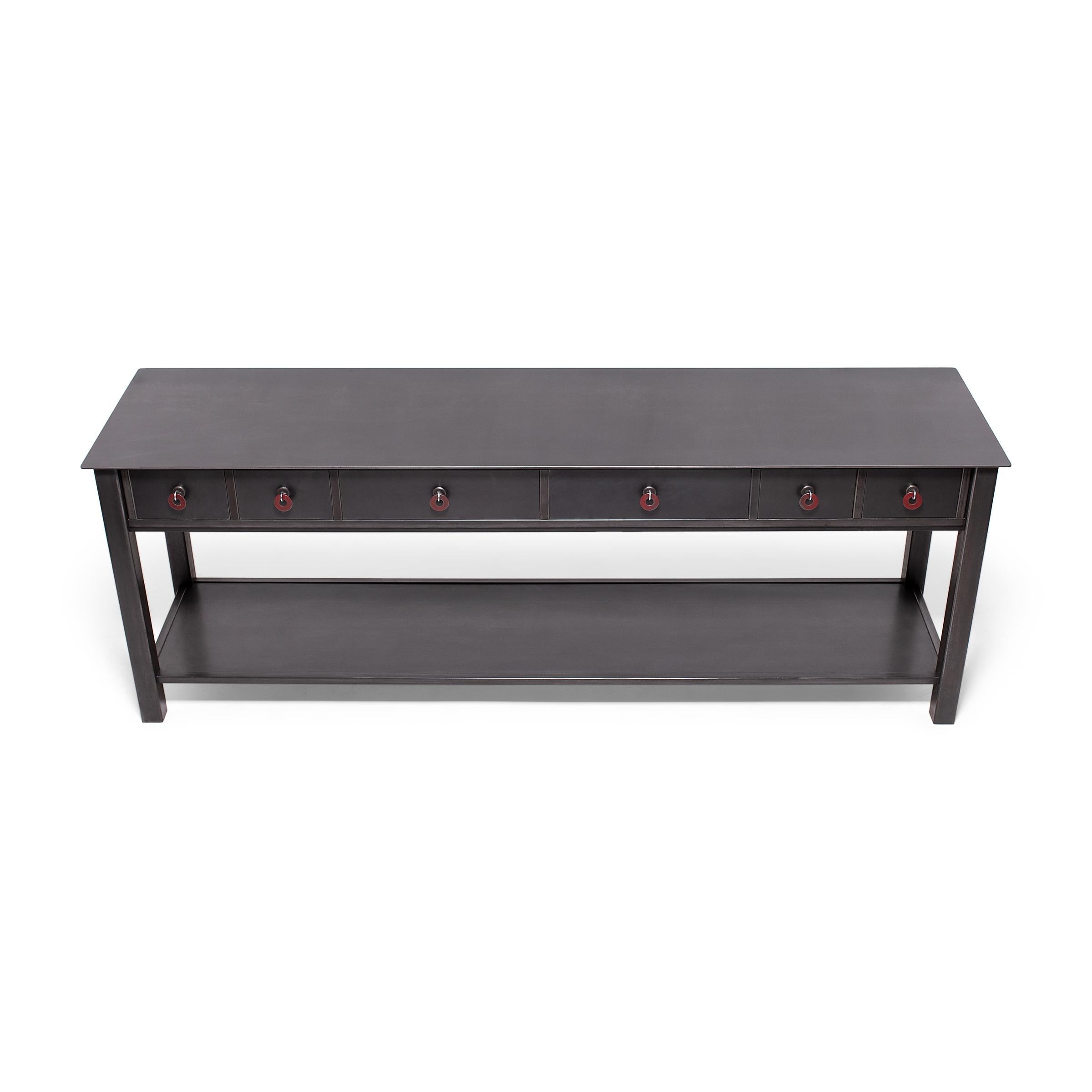 Shaker Jim Rose Six Drawer Console Table