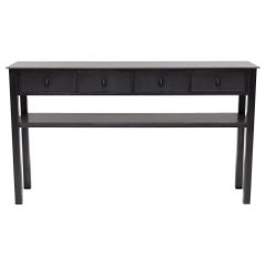 Used Jim Rose Steel Console Table with Shelf