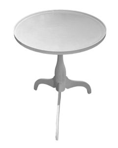 Shaker Tripod Table, Shaker Style in Painted Steel by Jim Rose
