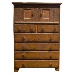 Jim Rose Two Door - Six Drawer Cupboard  Maquette, Solid Cast Iron Furniture