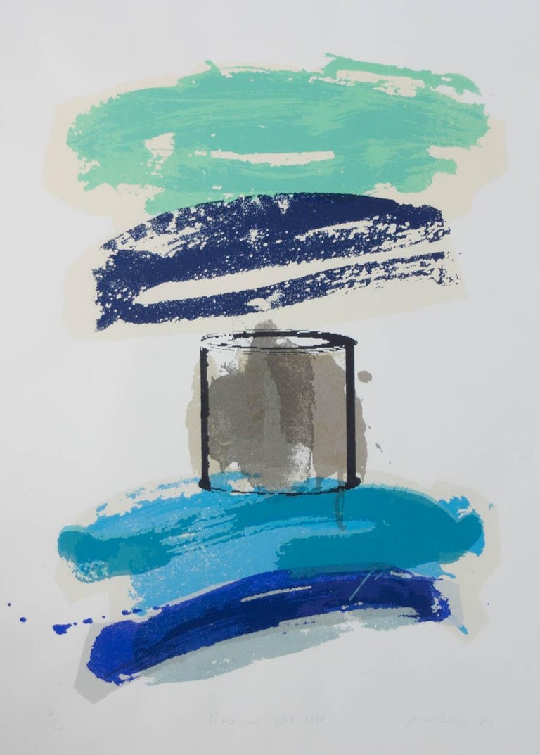 Jim Russ Jim Russ 1989 Silkscreen, Processed Still Life For Sale at