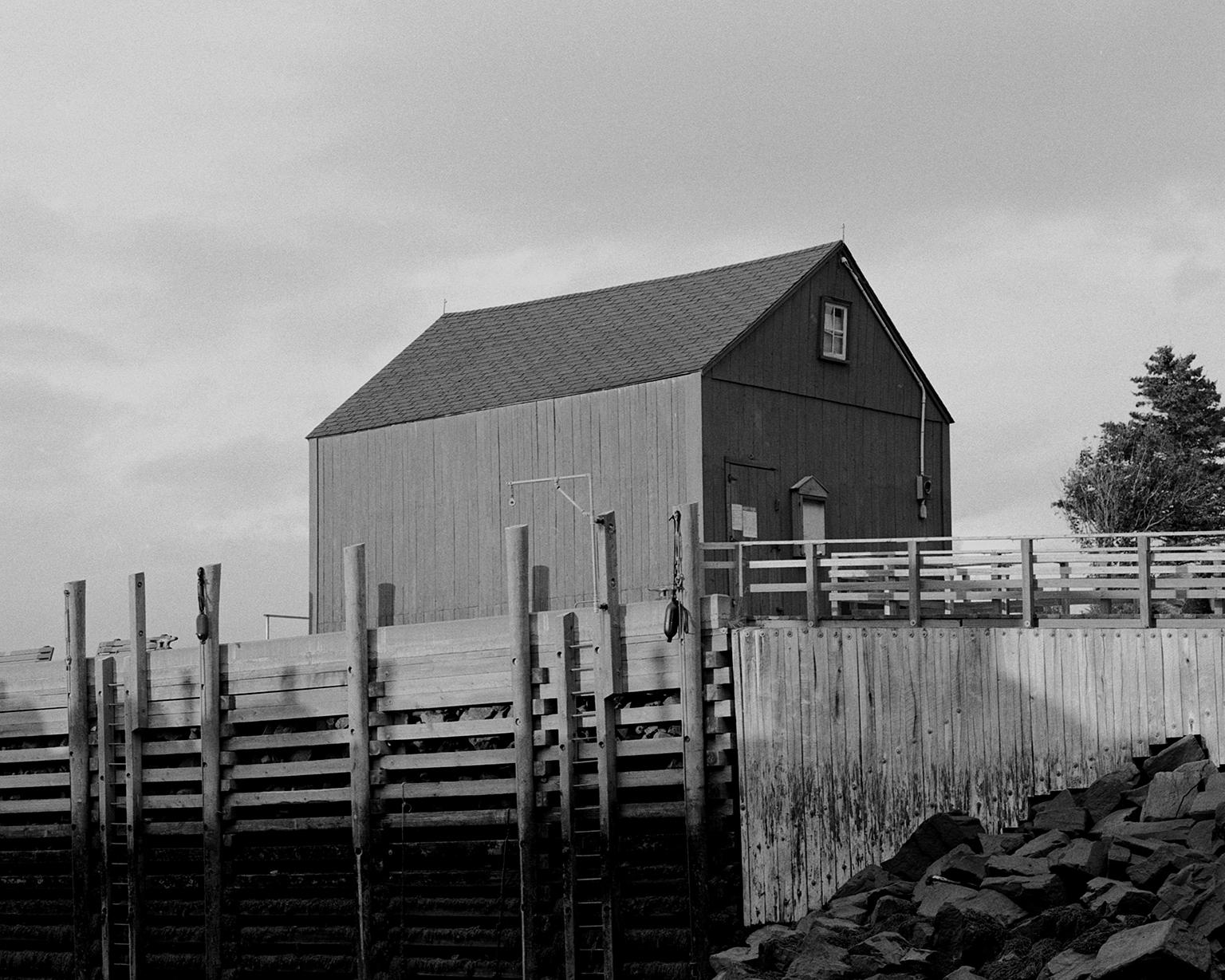 Lowtide, Nova Scotia - Gray Landscape Photograph by Jim Ryce