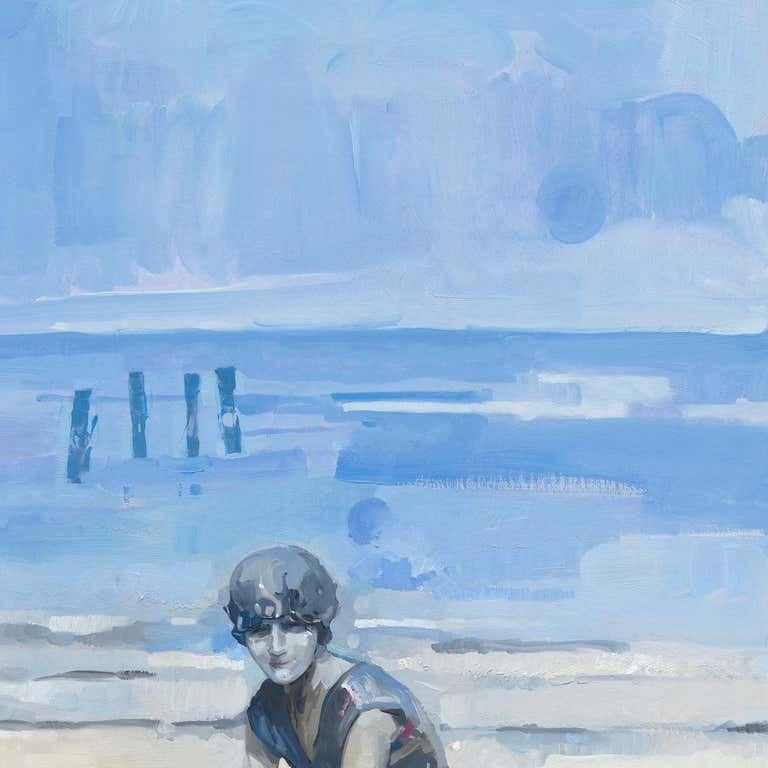 Summertime von Jim Salvati, Zeitgenössischer Realismus, Ölgemälde, 2019 im Angebot 2
