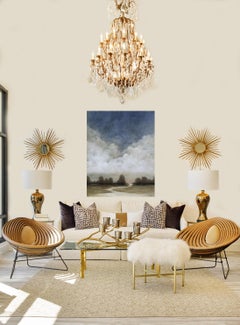 Moving Through Time by Jim Seitz 2018, Large Vertical Minimalist Painting