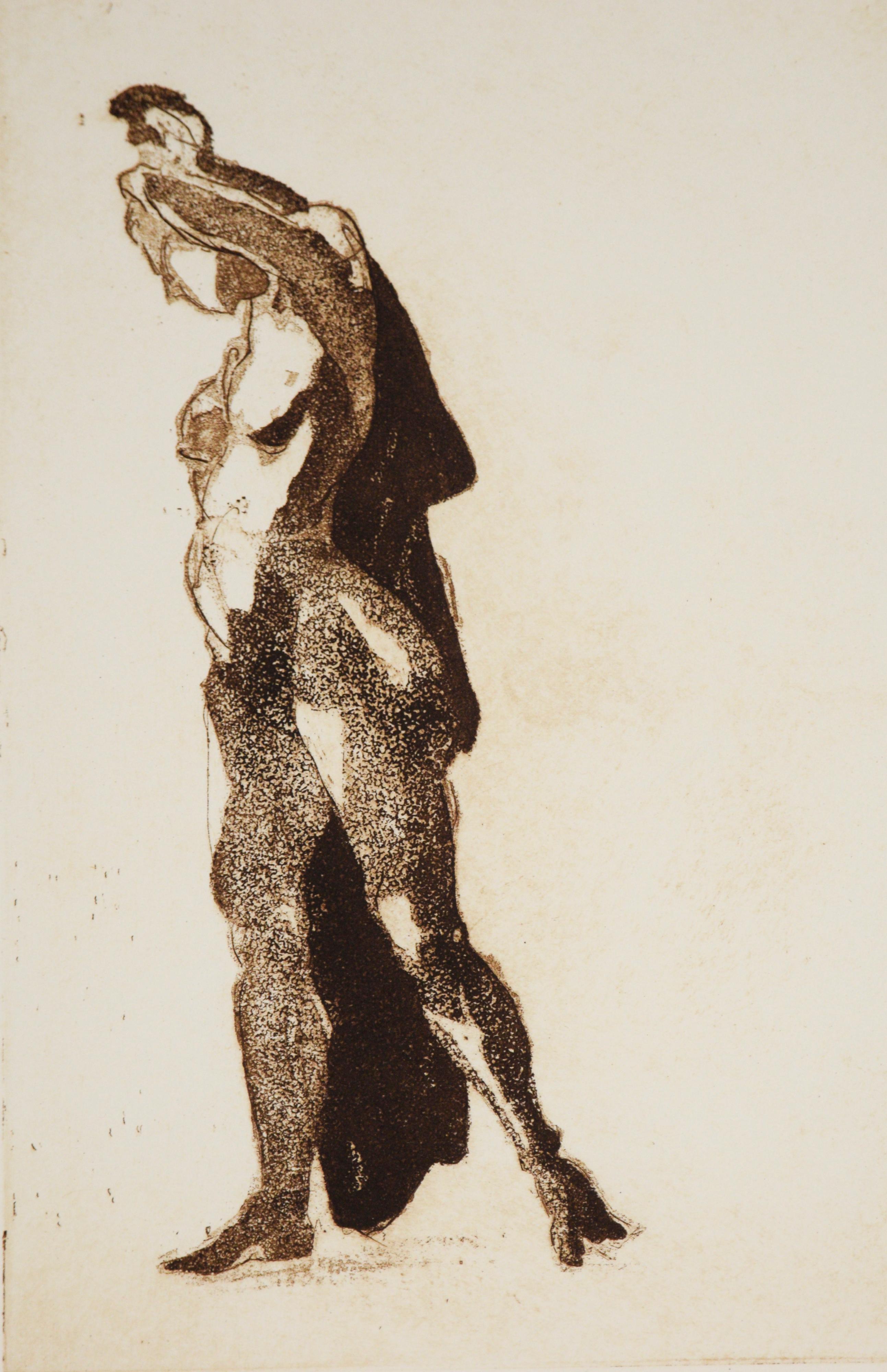 „Study 6“ - 1975 Figurative Lithographie auf Papier (Amerikanischer Impressionismus), Print, von Jim Smyth