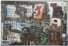 Jim Stella - Grande peinture en techniques mixtes 2012