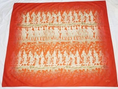 Jim Thompson Large Sarong Size Thai Cotton Scarf Wrap