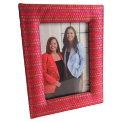 Jim Thompson Red Silk Picture Frame