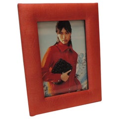 Jim Thompson Tomato Red  Vintage Picture Frame