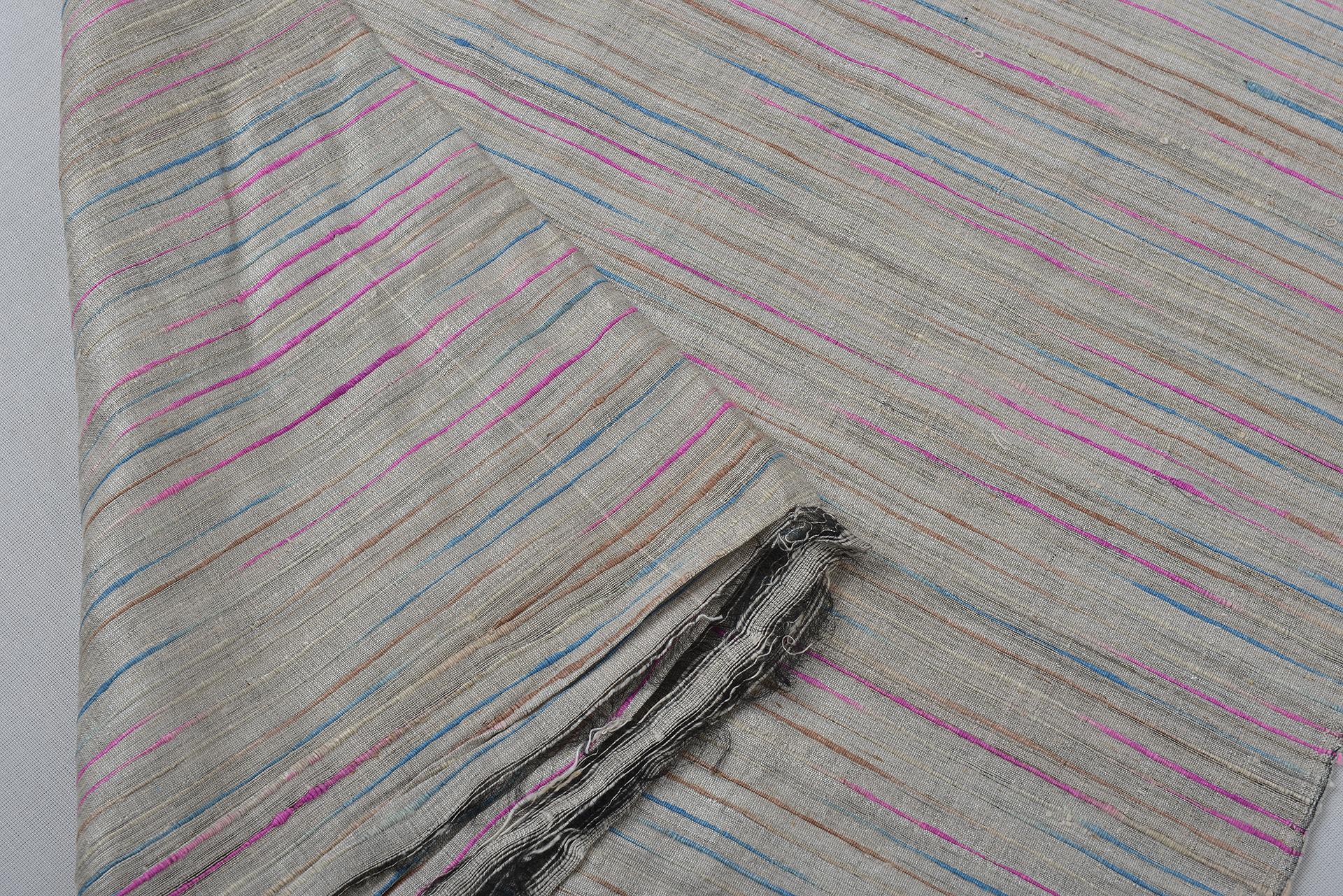 Hand-Woven Jim Thompson Vintage Silk Textile Fabric For Sale