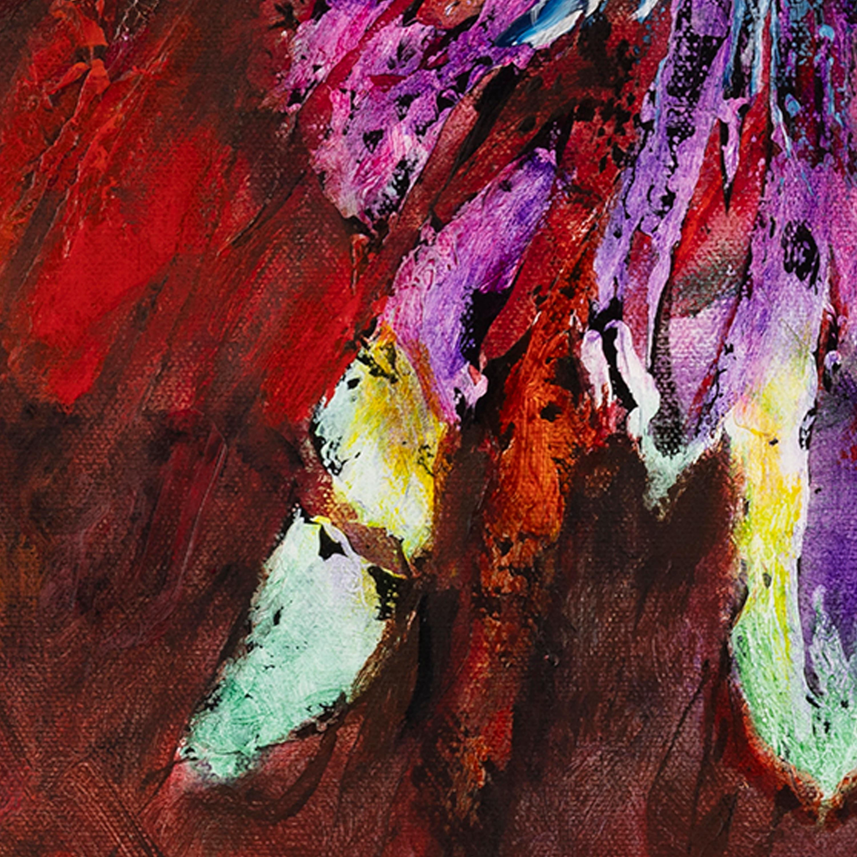 AVES DEL PARAÍSO - Abstract Painting Marrón de Jim Waid