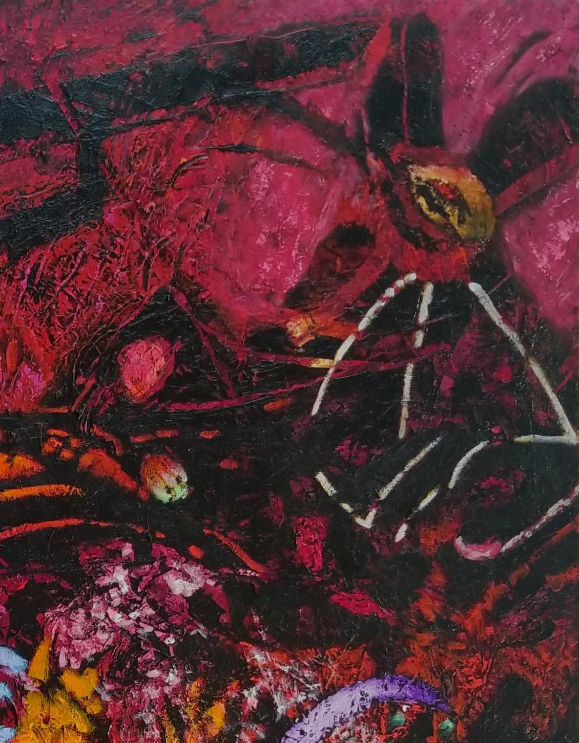 b. 1942, Elgin, OK

Jim Waid crée des mondes abstraits saturés de couleurs, recouverts de marques, remplis de rythme et de mouvement, et dotés d'une texture complexe.  Ses toiles contiennent à peine le paysage qui y est peint ; luxuriantes de
