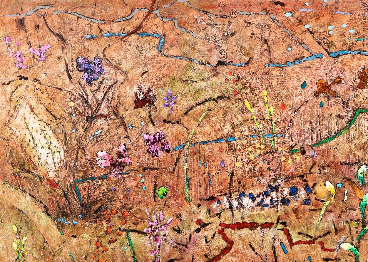 Fault Lines - Painting by Jim Waid