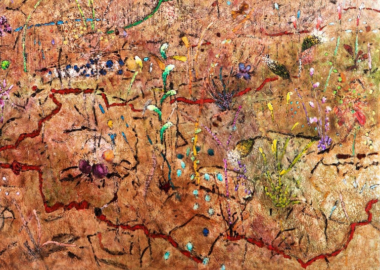 Fault Lines - Abstract Expressionist Painting by Jim Waid