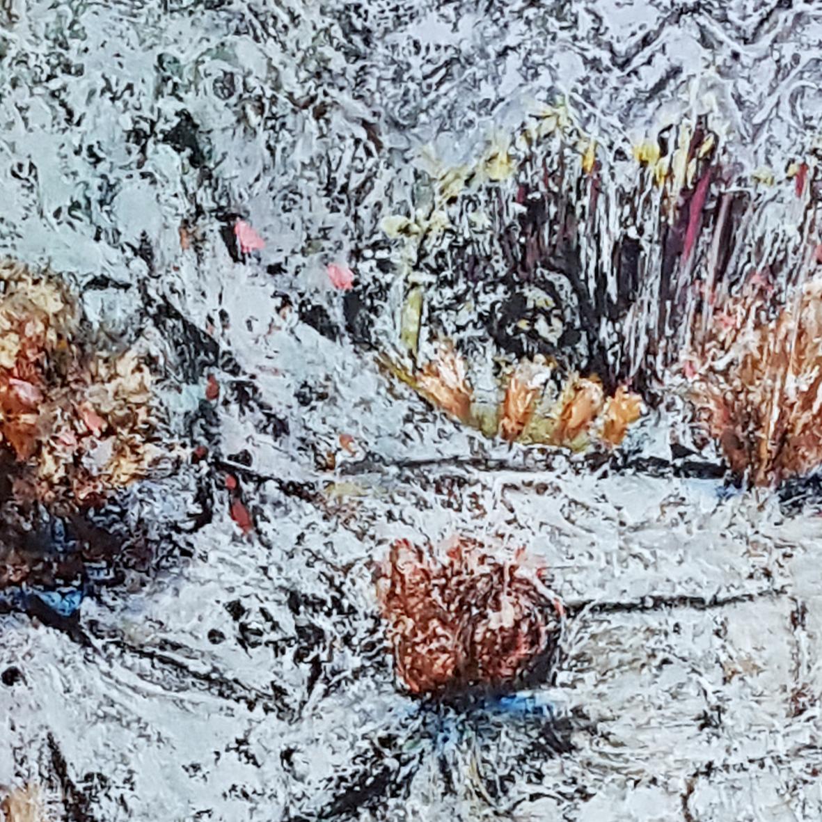 frozen pond painting