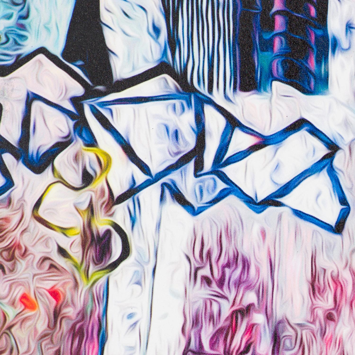 Glyph n° 2 - Abstrait Mixed Media Art par Jim Waid