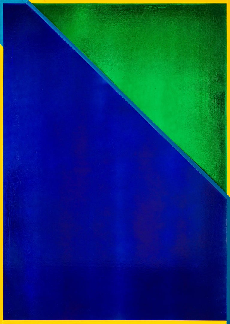 Jimi Gleason Abstract Painting - Aqua Painting