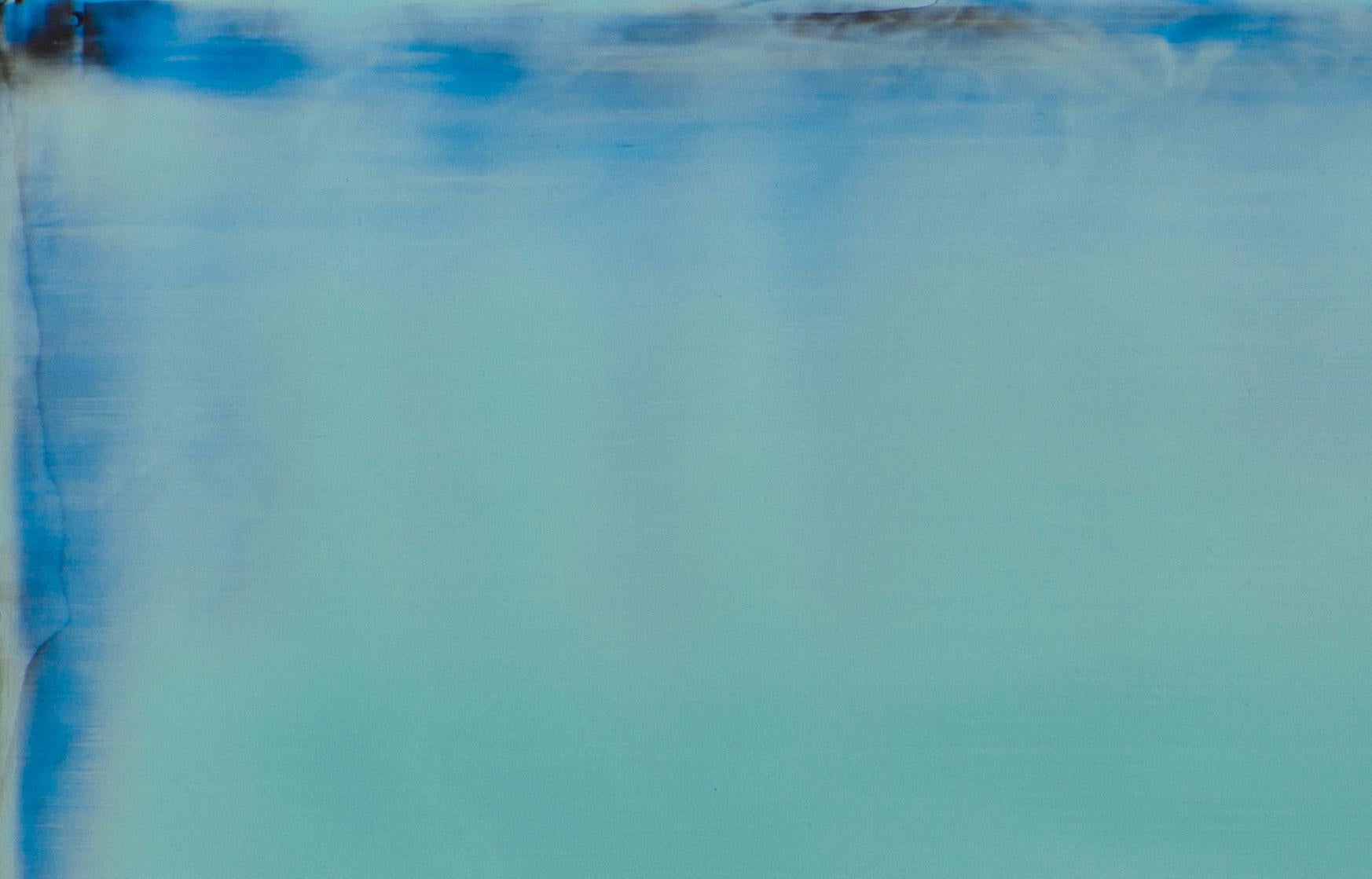 Blue Flyer - Color-Field Painting by Jimi Gleason
