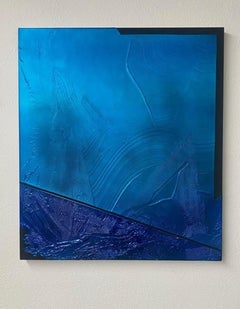 BlueBonetti, Nitrato de plata, Acrílico sobre lienzo Pintura de Jimi Gleason, 2018