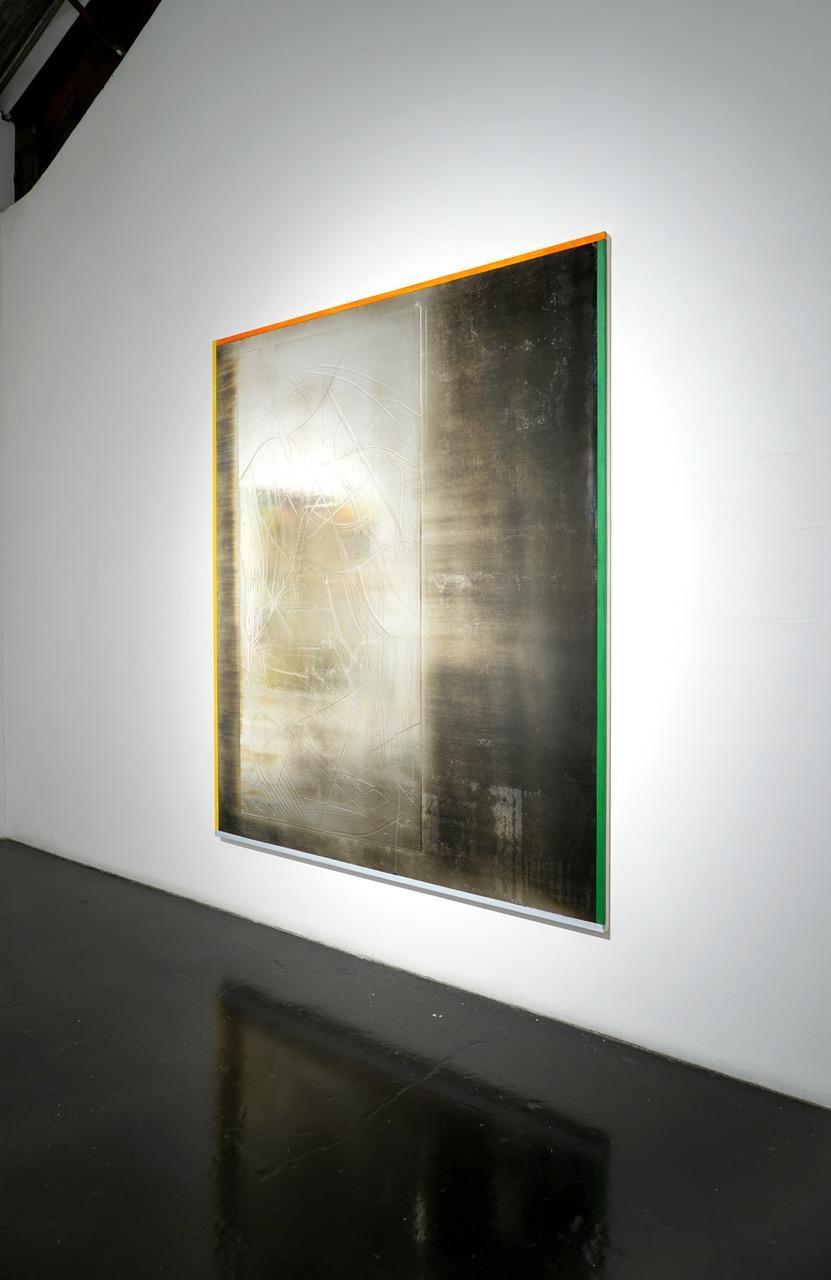 Ghost Rider - Abstract Painting Argento di Jimi Gleason