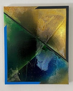 Outer Reef, Silber Nitrate & Acryl auf Leinwand Gemälde von Jimi Gleason, 2022