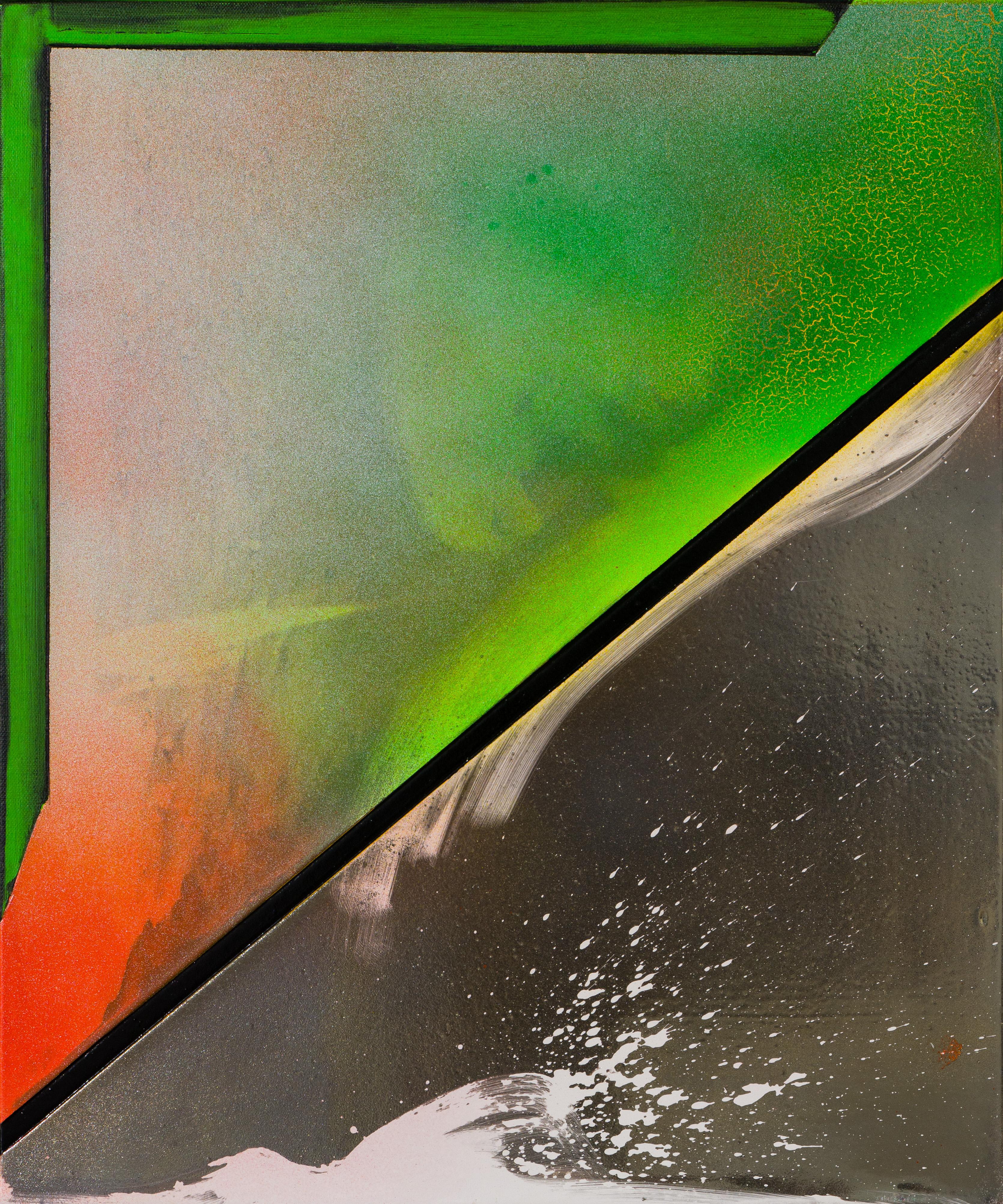 Jimi Gleason Abstract Painting - Rolling Sea