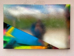 Ohne Titel, Silber Nitrate & Acryl auf Leinwand Gemälde von Jimi Gleason, 2023