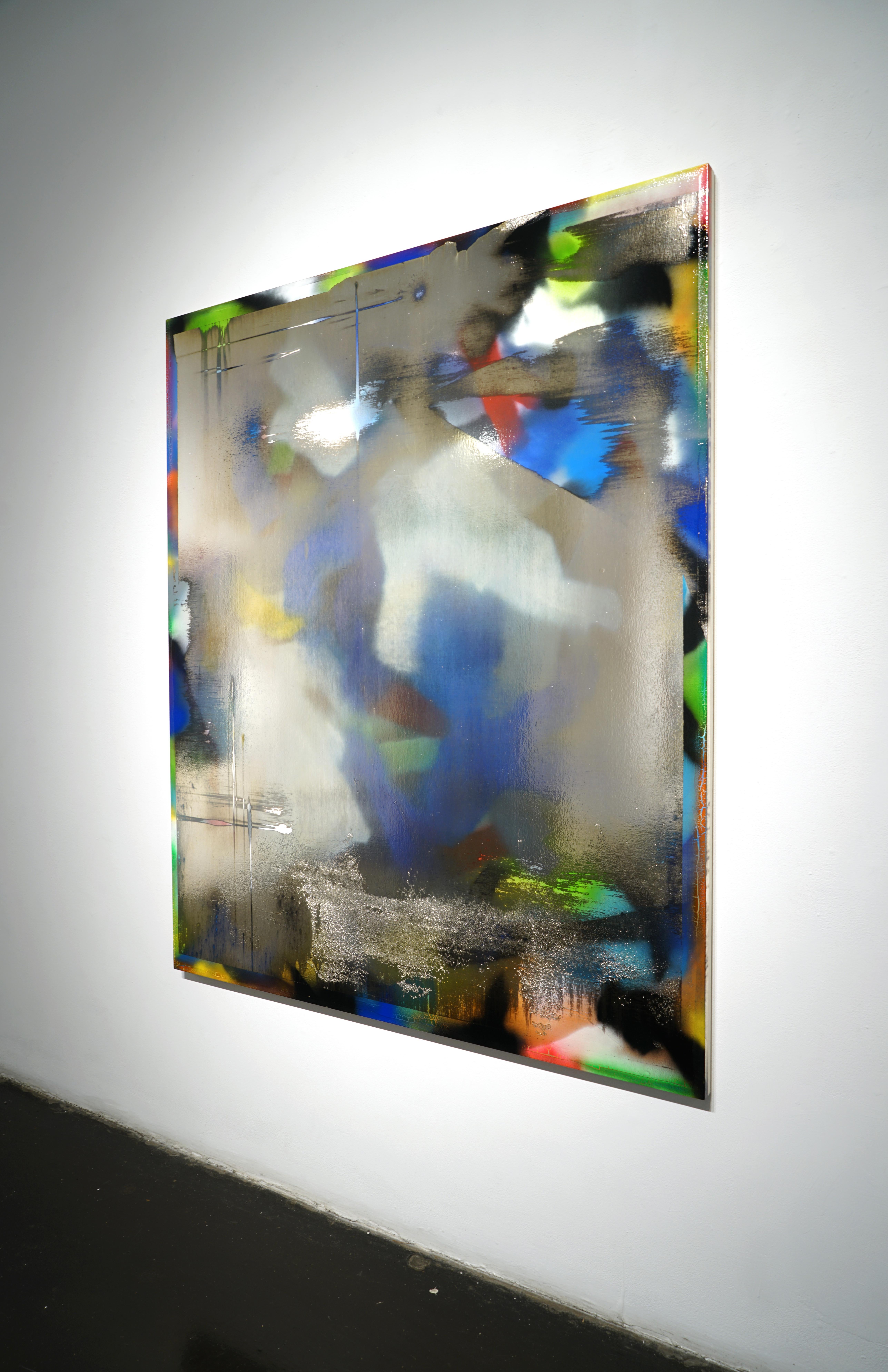 Water Lilies - Abstract Painting by Jimi Gleason