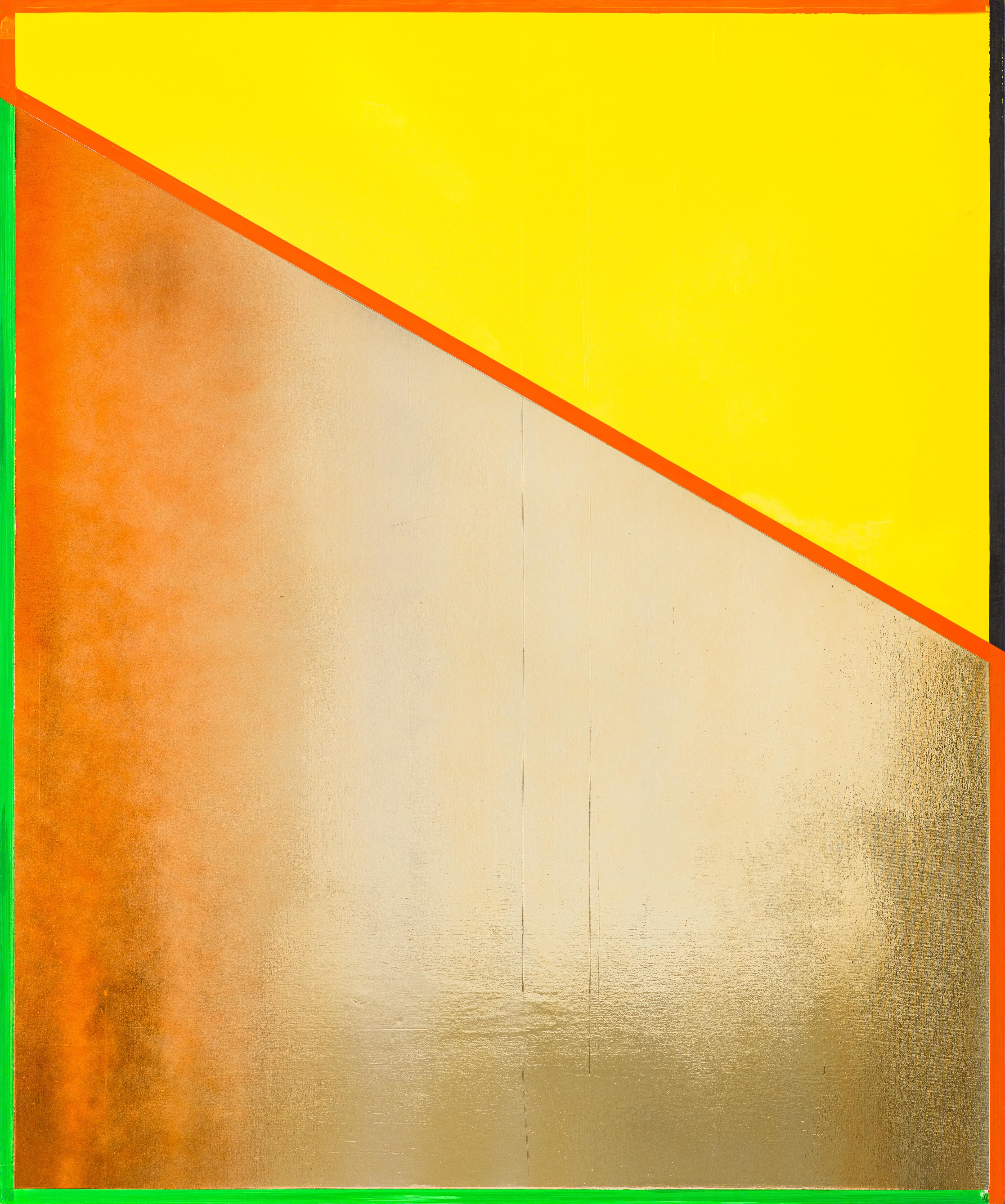 Yellow Gold Reveal - Mixed Media Art by Jimi Gleason