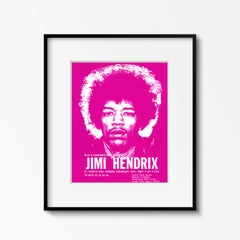 Jimi Hendrix Original Vintage Konzert Handzettel Poster:: Ft. Worth:: Texas:: 1970