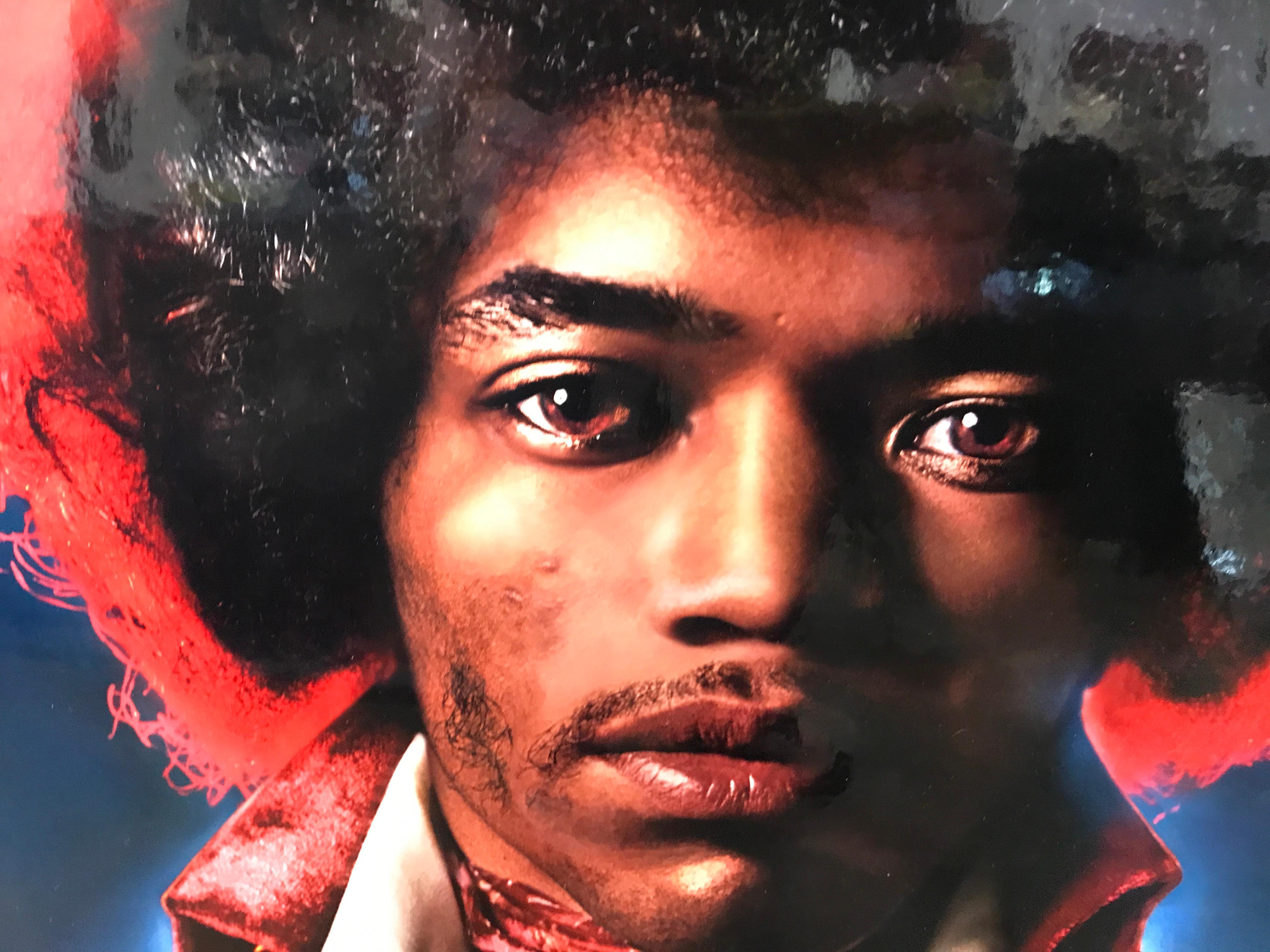 Jimi Hendrix Photograph by Mike Berkofsky In Excellent Condition In Palm Springs, CA