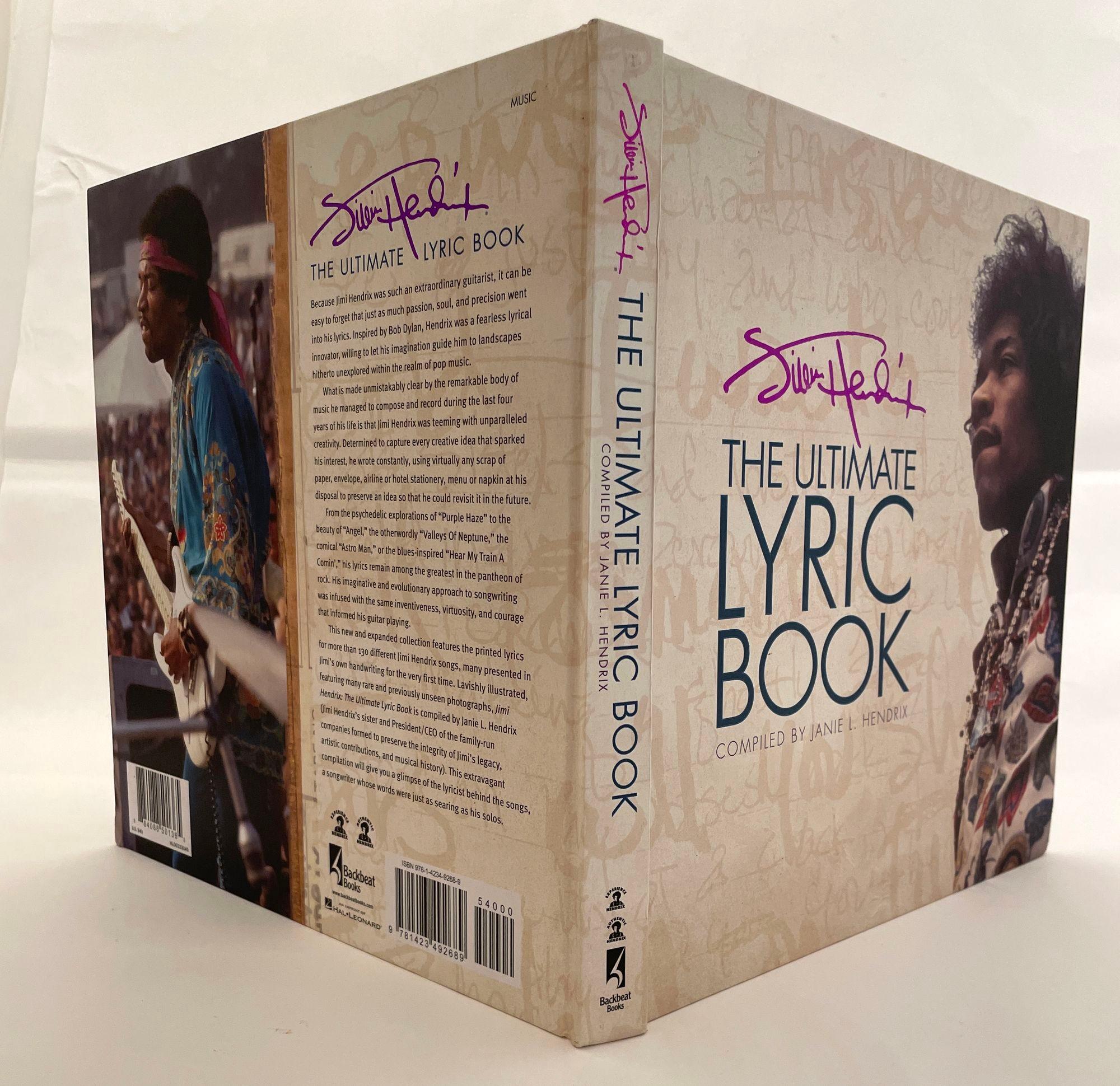 Jimi Hendrix The Ultimate Lyric Book de Janie Hendrix Bon état - En vente à North Hollywood, CA