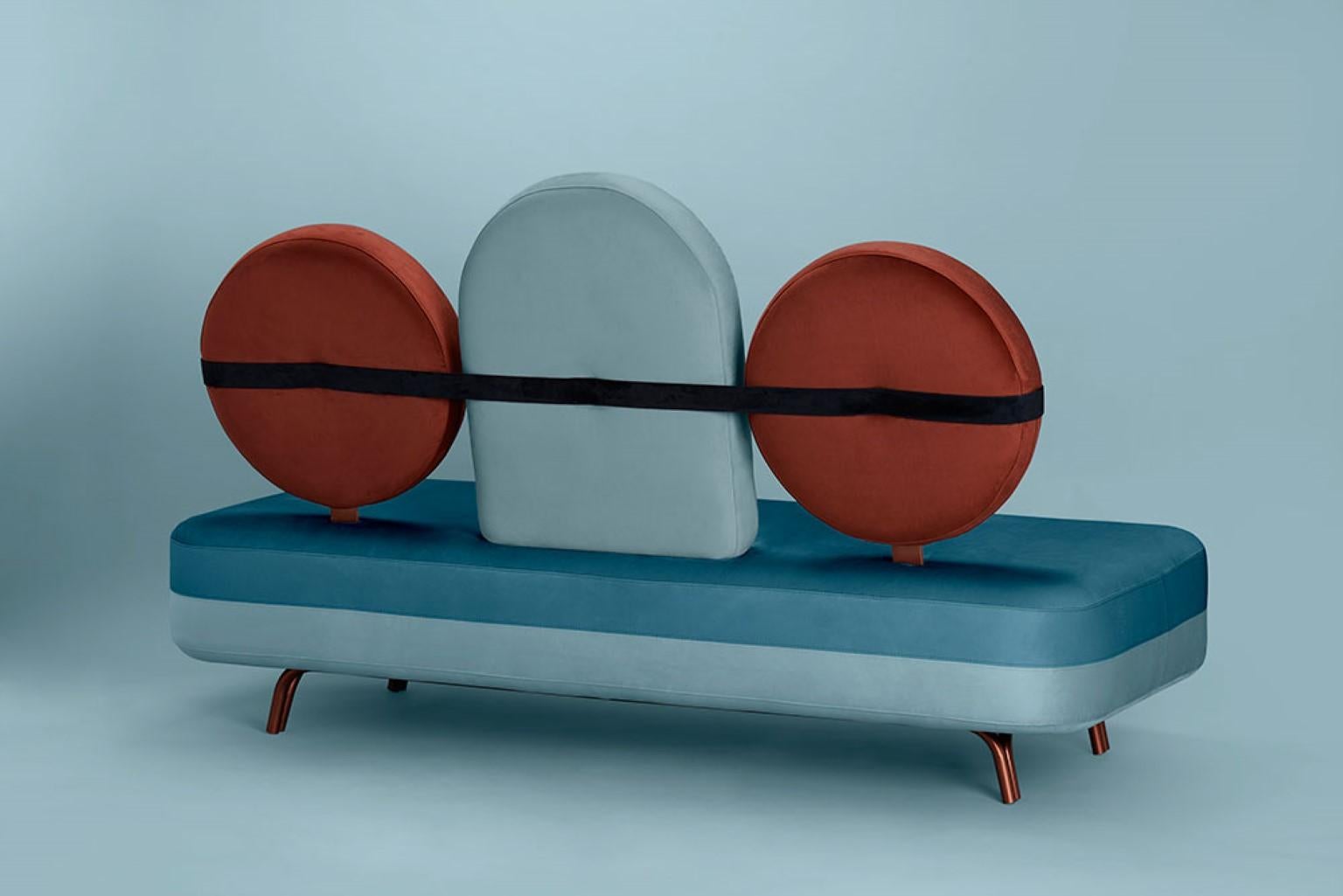 Modern Jimi Sofa by Elena Salmistraro