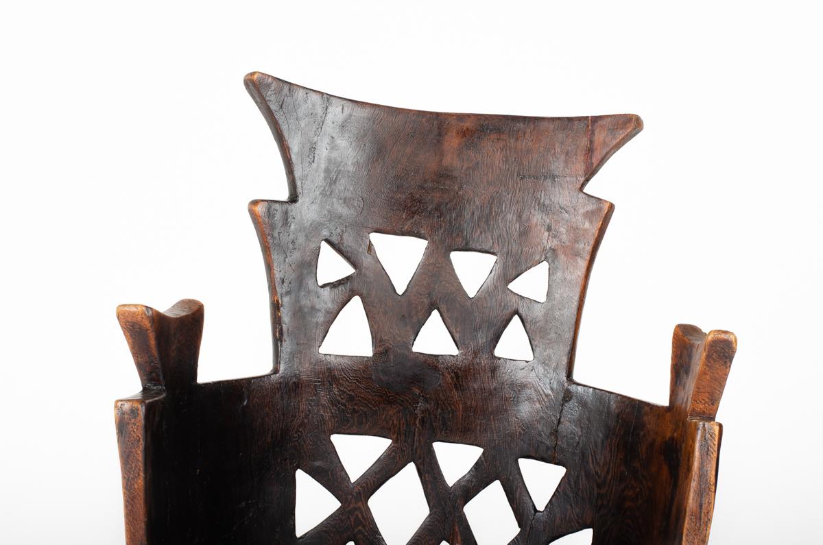 Ethiopian Jimma Armchair from Ethiopia, 1930 For Sale