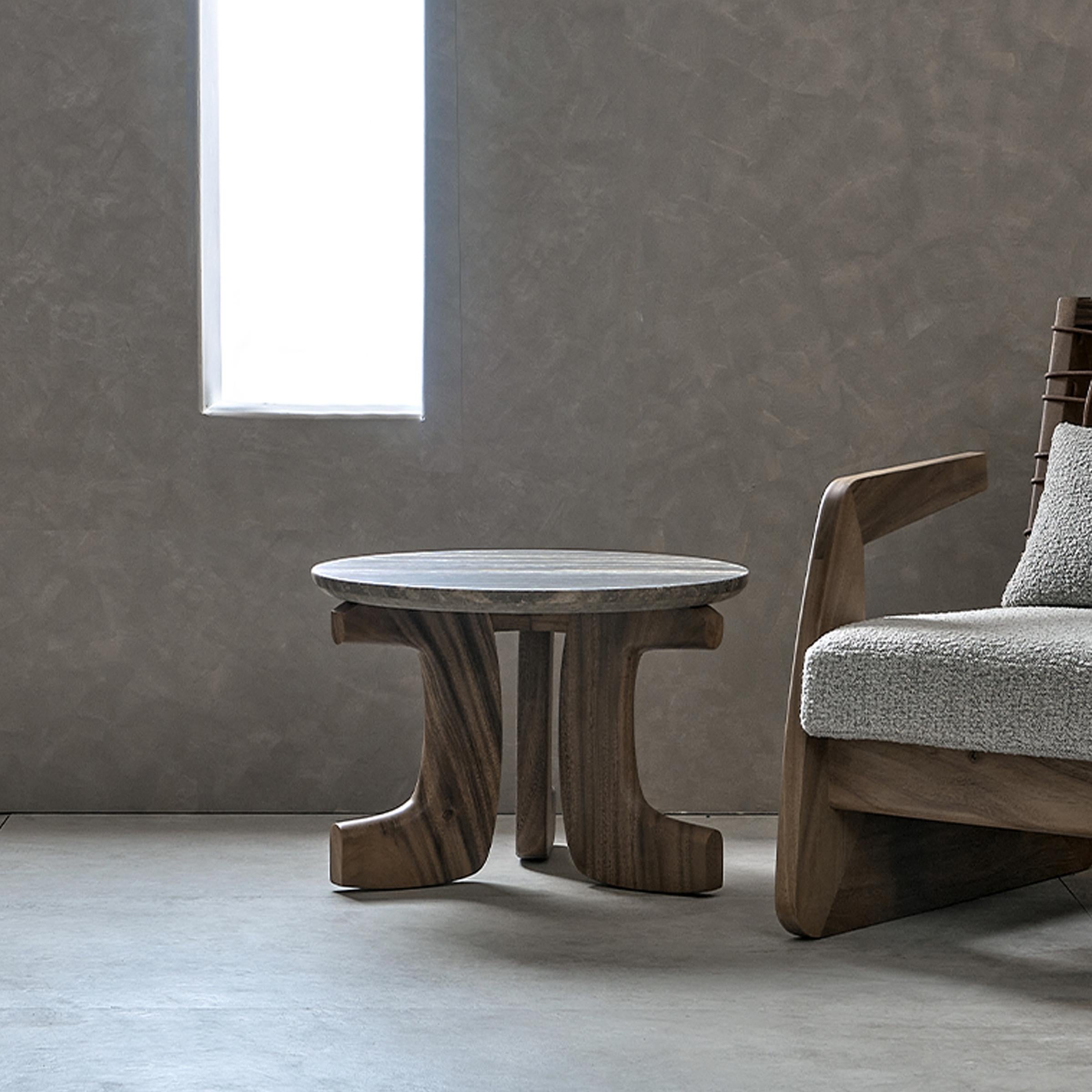 Jimma Side Table by DAaZ
Dimensions: D 60 x H 42 cm.
Materials: Albizzia wood, marble.


DAaZ Furniture honors the spirit of adventure. We embrace the escape of the ordinary and revel in the magic that’s found in the unexpected. Our artistic ability