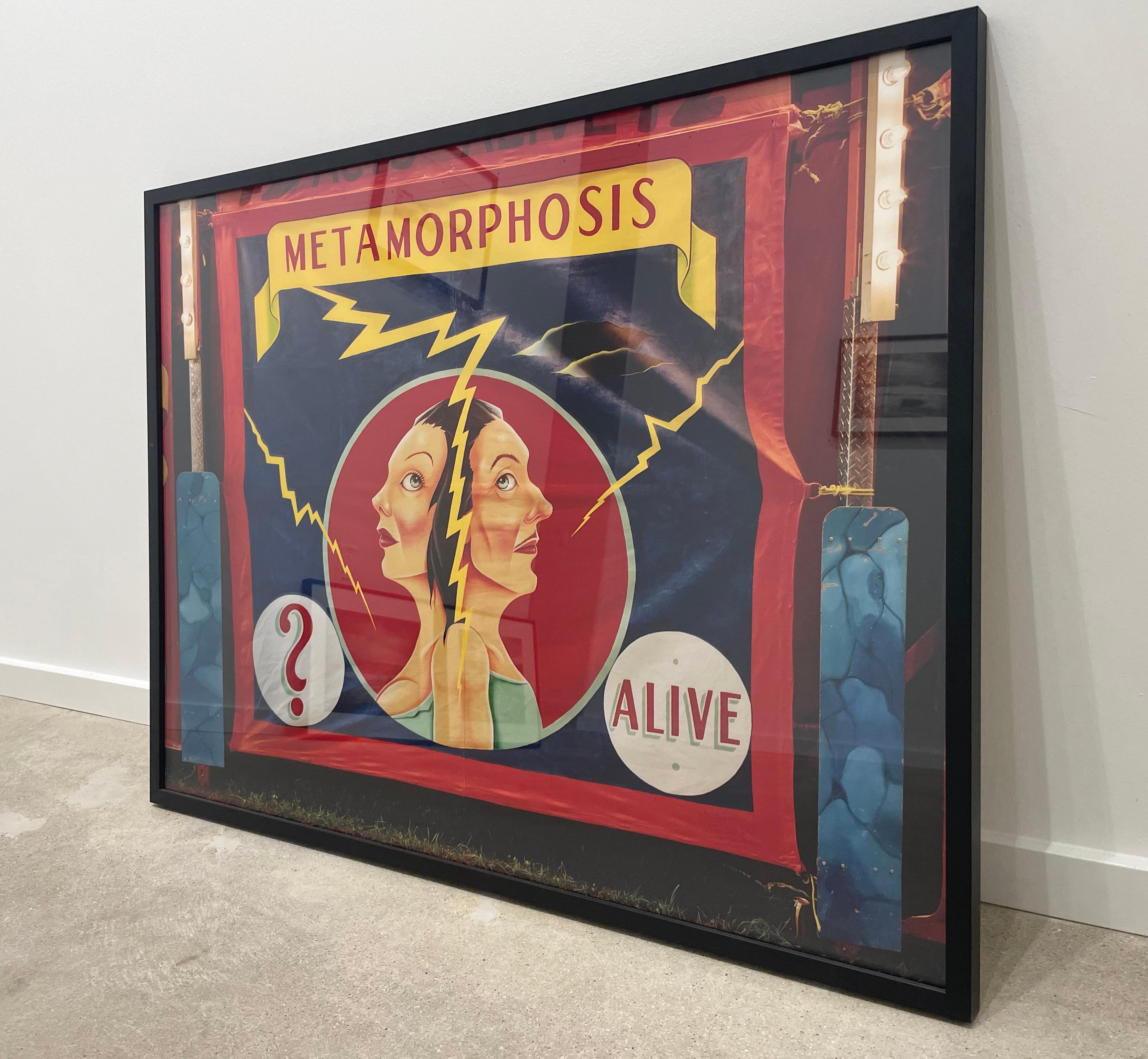 Metamorphosis Banner, Pennsylvania; Aus der Welt der Wunder – Farbfotografie (Orange), Color Photograph, von Jimmy & Dena Katz