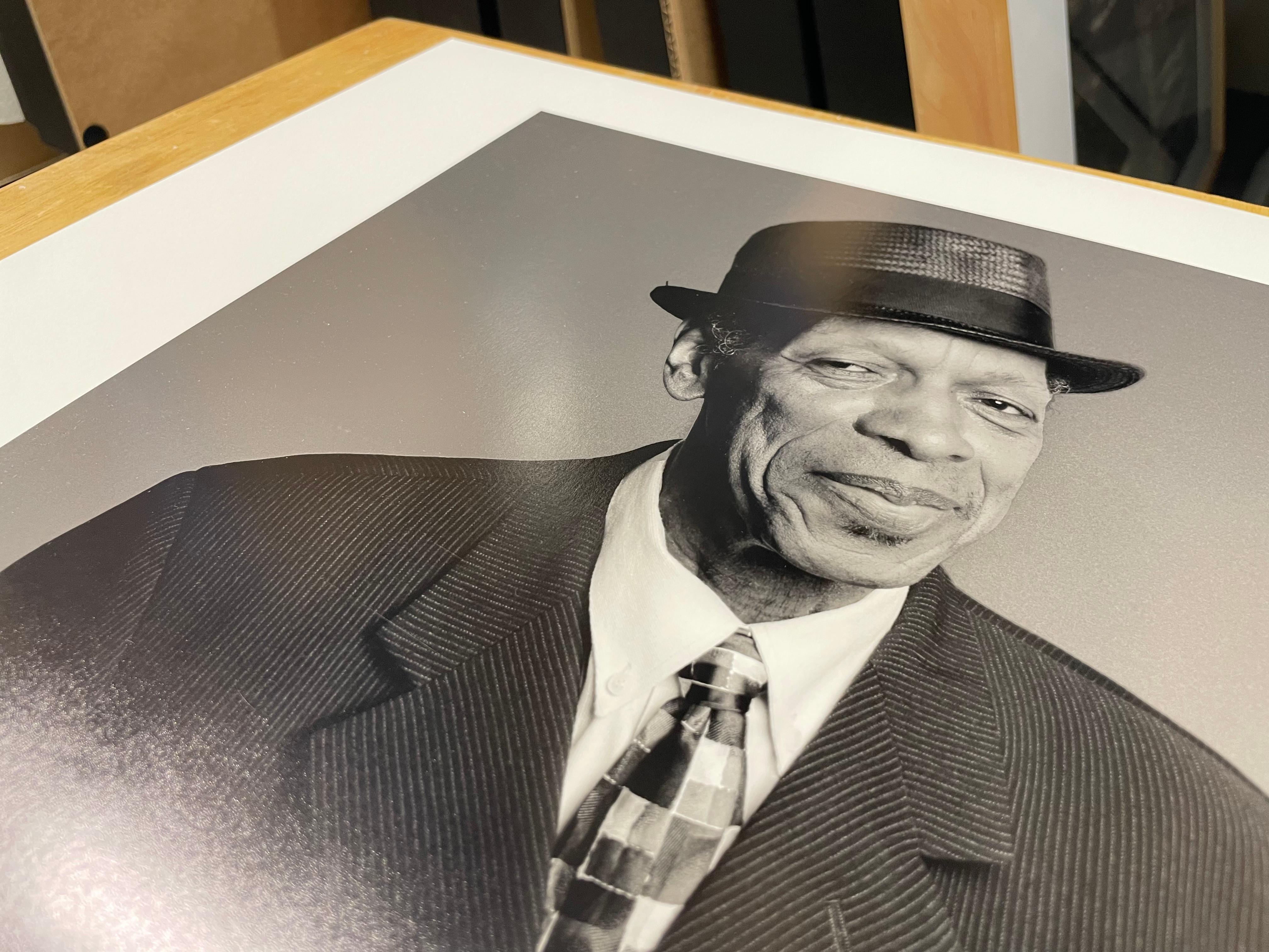 Ornette Coleman, Harmolodic Recording Studio – Schwarz-Weiß-Fotografie im Angebot 1