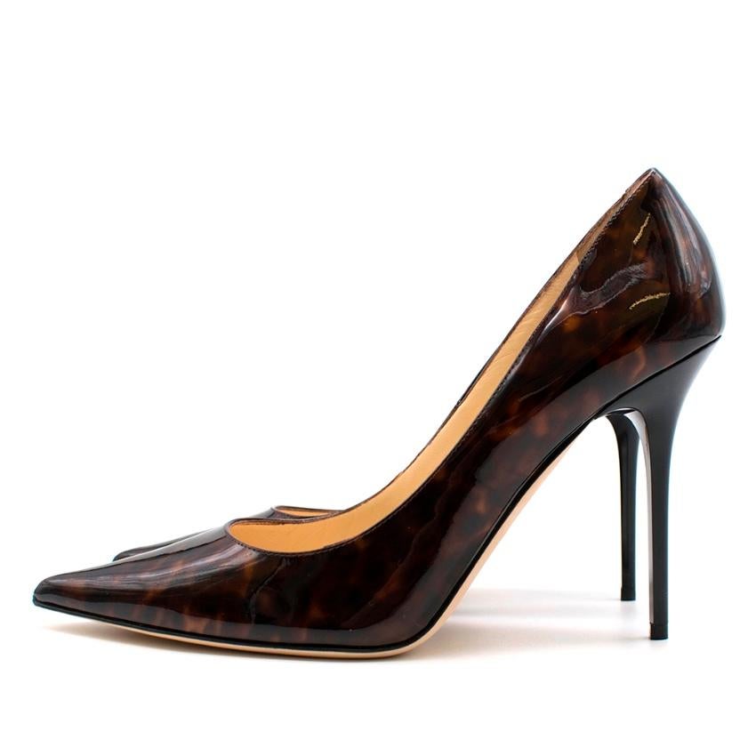 jimmy choo abel patent leather pumps