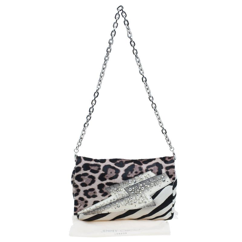 jimmy choo animal print bag