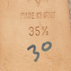 Jimmy Choo Beige/Brown Snakeskin Embossed Leather Anouk Pumps Size 35.5