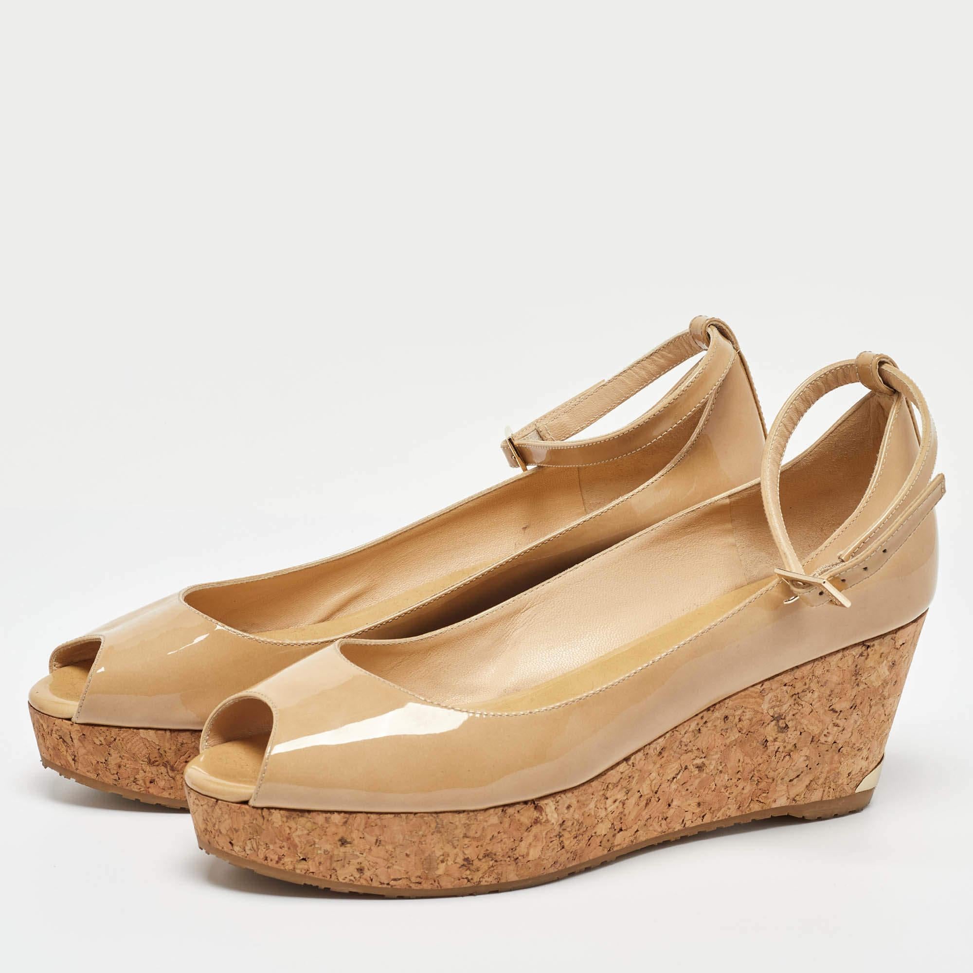 Make a chic style statement with these designer pumps. They showcase sturdy heels and durable soles perfect for your fashionable outings