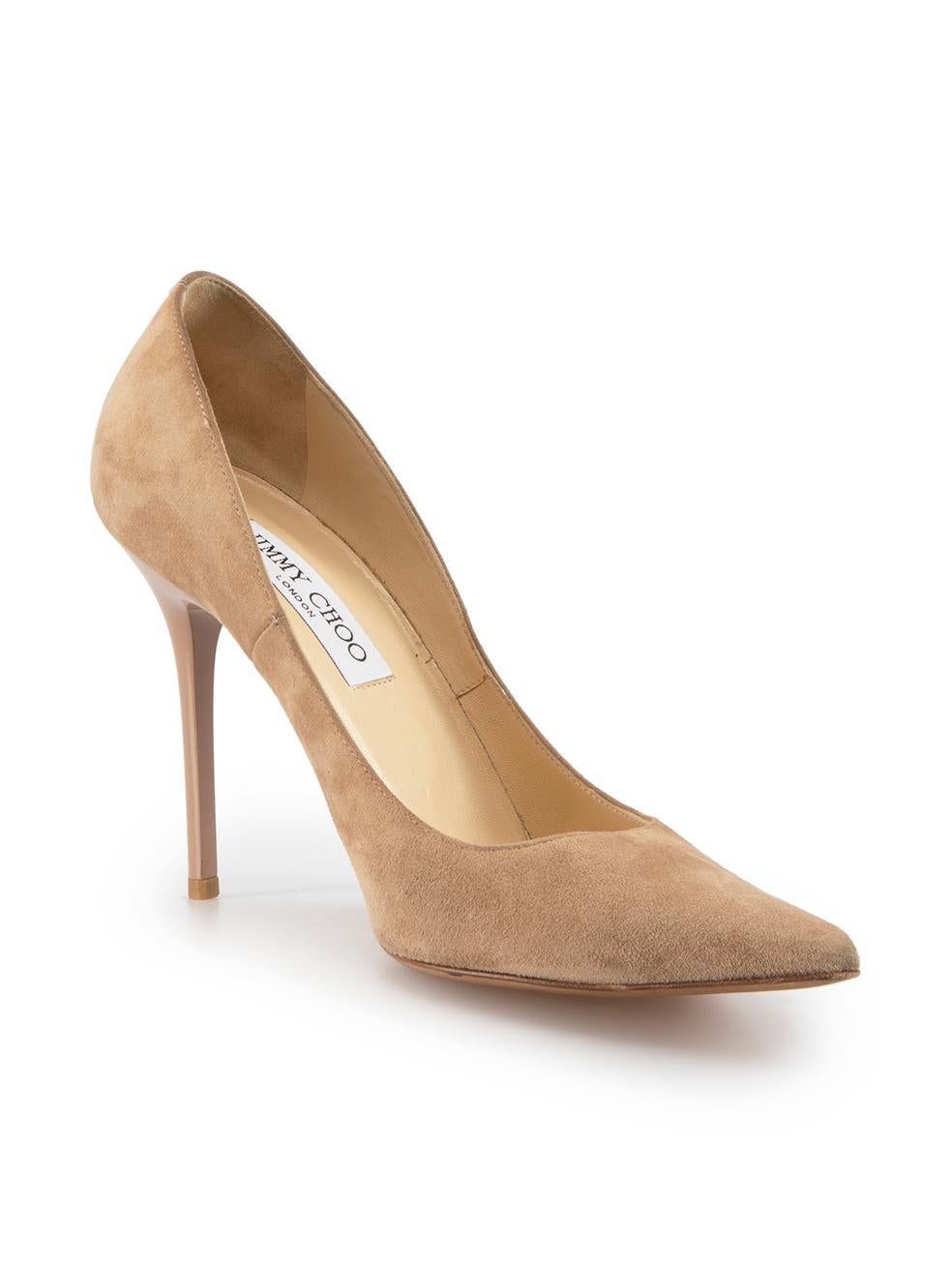 CONDITION is Good. Minor wear to heels is evident. Light wear to uppers with very light creasing seen over the toes, a number of discoloured marks at the heels and abrasion of surface coating on the heel near top-pieces. Soles are mildly scuffed on