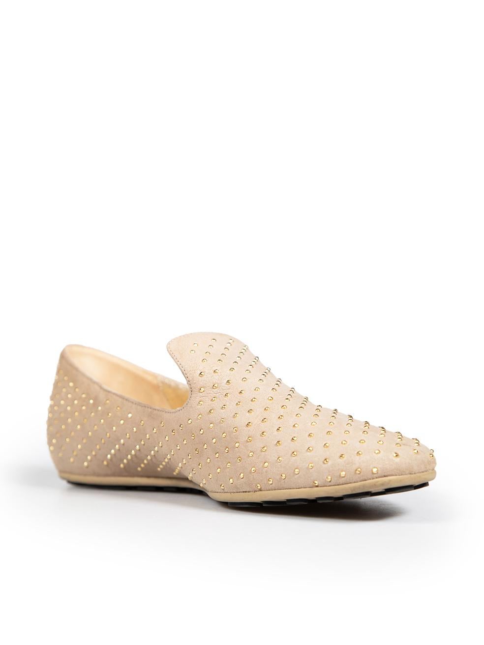 CONDITION is Very good. Minimal wear to the shoes is evident, there is overall pilling. The rear of the shoes, the side of the shoes and the gold-plated hardware detail at the back of the shoe are discoloured on this used Jimmy Choo designer resale