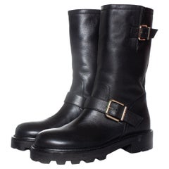 Jimmy Choo, stivali in pelle Biker 2