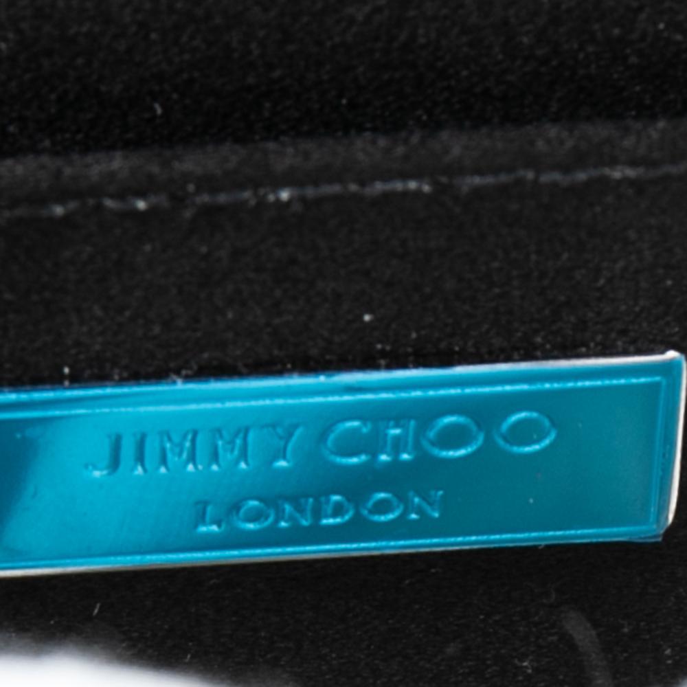 Jimmy Choo Black Acrylic Crystal Embellished Candy Clutch 1