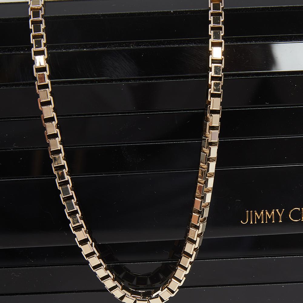 Jimmy Choo Black Acrylic Sweetie Chain Clutch 7